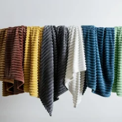 Plaid doux (125 x 150 cm) Dune Vert sauge