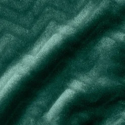 Plaid doux flanelle (130 x 180 cm) Zag Vert