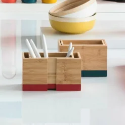 Pot range couverts extensible Modern Noir