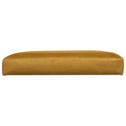 Pouf de rangement double Lilou Jaune moutarde