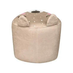 Pouf enfant (H25 cm) Bichette Beige