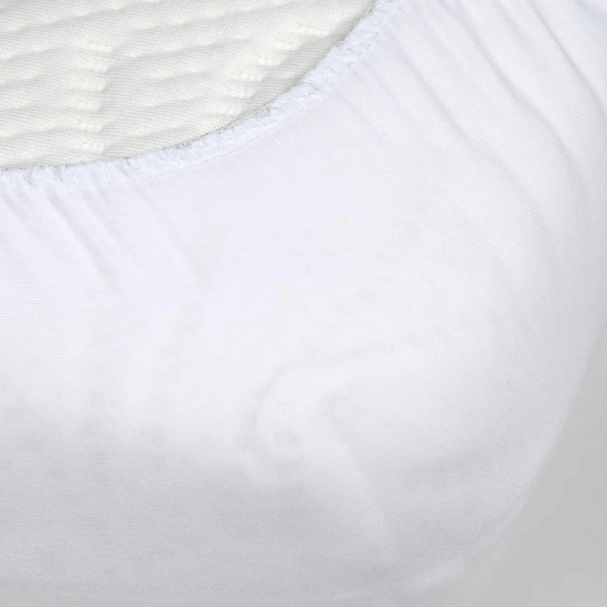 Protège-matelas alèse molleton imperméable (90 x 190 cm) Serena Blanc
