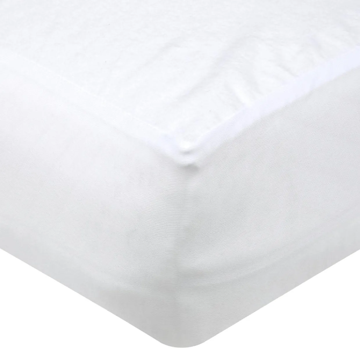 Protège-matelas alèse molleton imperméable (90 x 190 cm) Serena Blanc