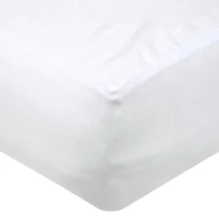 Protège-matelas alèse molleton imperméable (140 x 190/200 cm) Serena Blanc