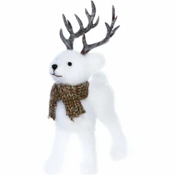 Renne de Noël (H19 cm) Adrian Blanc