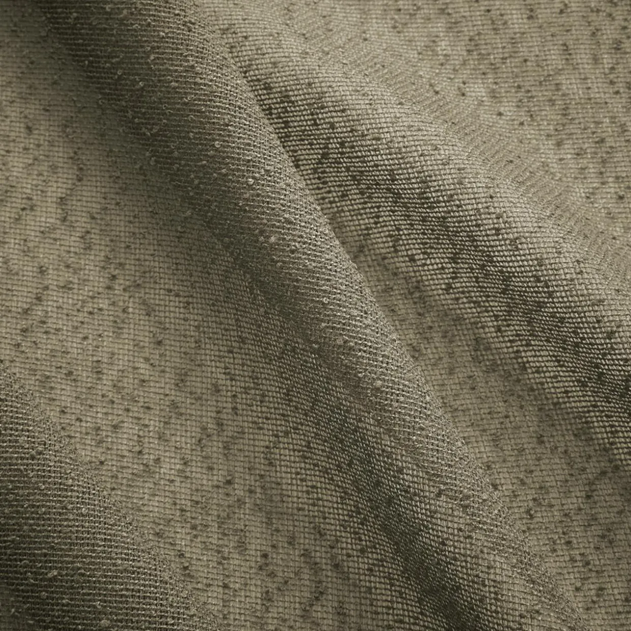 Rideau ajustable bouclette (140 x max 300 cm) Eliott Vert Kaki