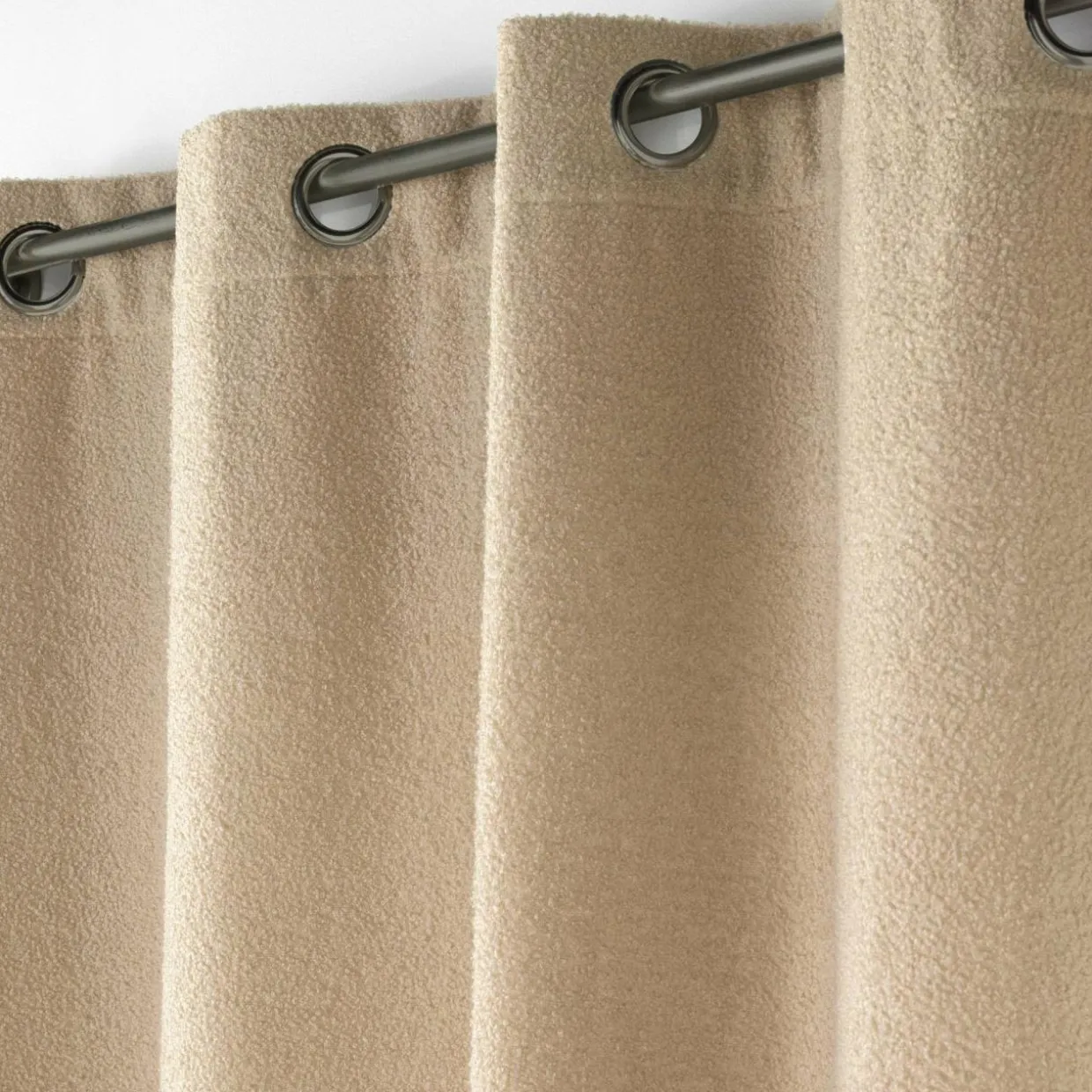 Rideau bouclette (140 x 240 cm) Wooly Beige