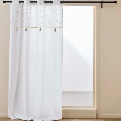 Rideau coton (140 x 240 cm) Duchesse Blanc