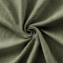 Rideau coton ajustable (140 x max 270 cm) Sixtine Vert romarin