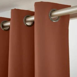 Rideau obscurcissant (140 x 280 cm) Dark Terracotta