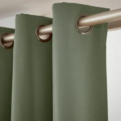 Rideau obscurcissant (280 x 260 cm) Dark Vert kaki