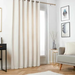 Rideau obscurcissant thermique (140 x 240 cm) Minuit Beige sable
