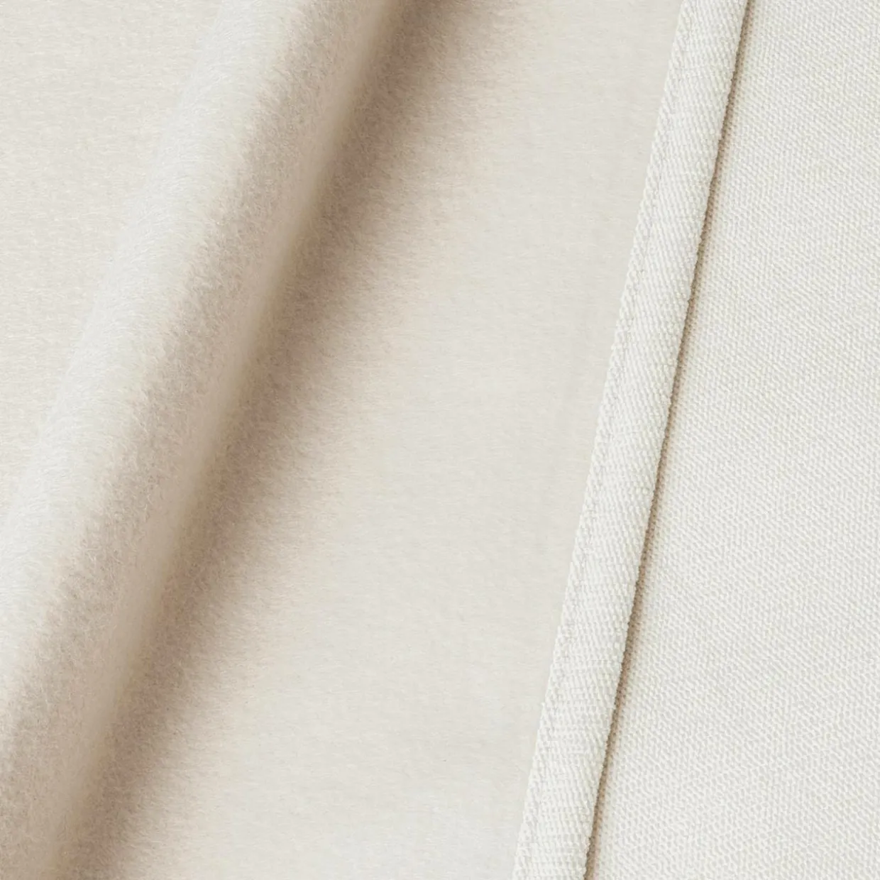 Rideau obscurcissant thermique galon fronceur (280 x 240 cm) Minuit Beige sable