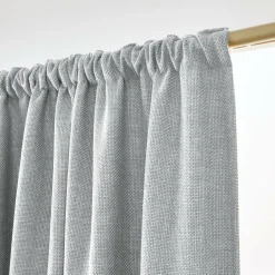 Rideau obscurcissant thermique galon fronceur (140 x 240 cm) Alba Gris
