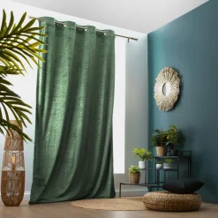 Rideau obscurcissant velours (140 x 240 cm) Fern Vert romarin