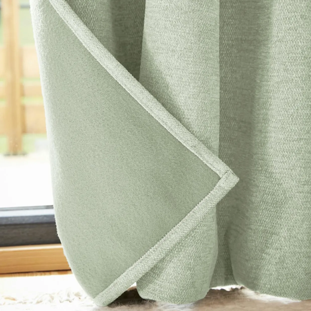 Rideau occultant isolant Total Blackout (140 x 180 cm) Magnus Vert eucalyptus