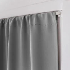 Rideau occultant passe-tringle (90 x 210 cm) Night Gris clair