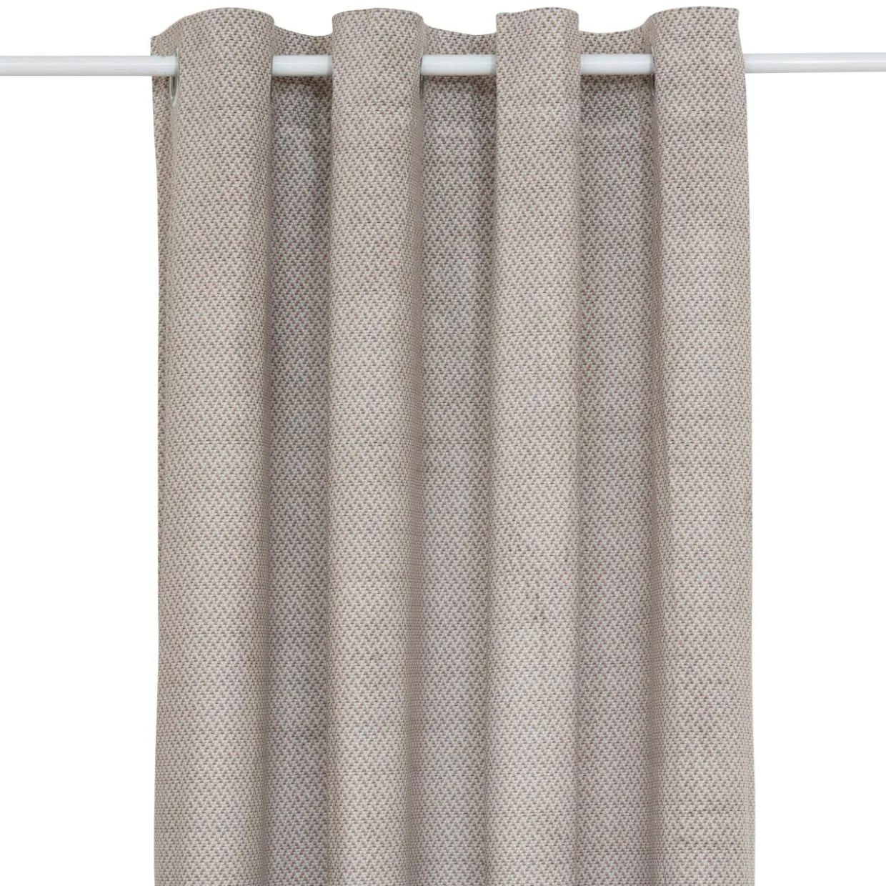 Rideau occultant velours (135 x 260 cm) Yupi Beige lin