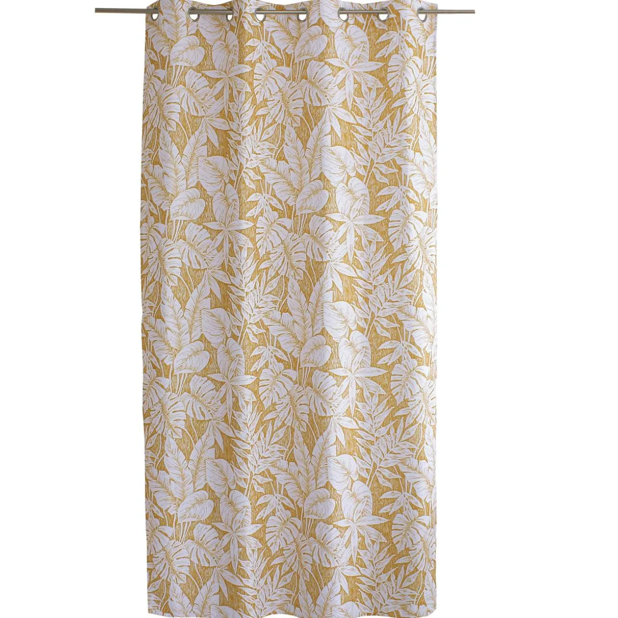 Rideau oeillets (135 x 240 cm) Bundi Jaune moutarde