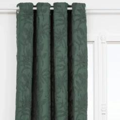 Rideau tissé (135 x 260 cm) Willow Vert kaki