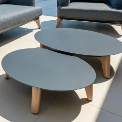 Salon de jardin aluminium 12 places 8 pcs Monte Carlo Gris anthracite