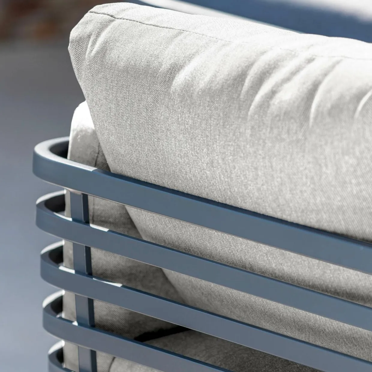 Salon de jardin aluminium 12 places 8 pcs Monte Carlo Gris anthracite et gris clair