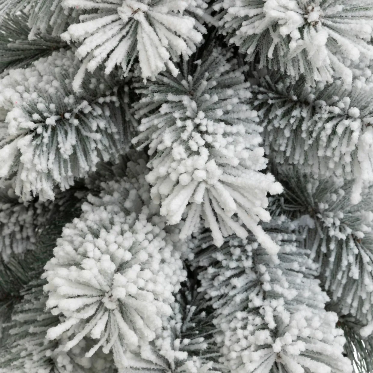 Sapin artificiel de Noël en pot (H100 cm) Windy Peak Vert enneigé