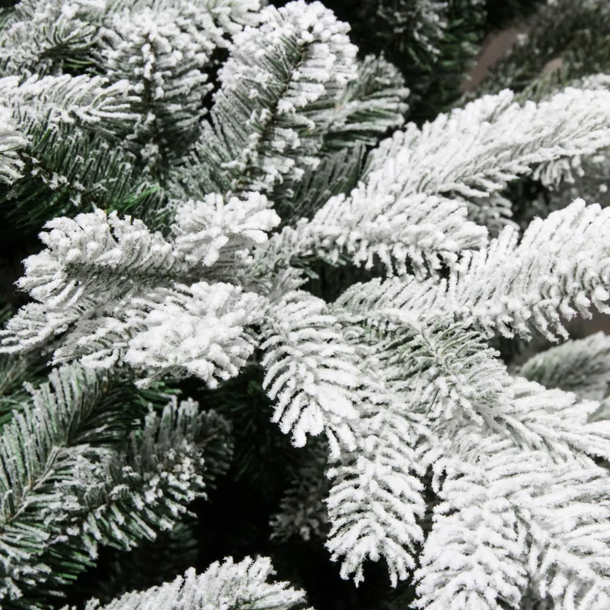 Sapin artificiel de Noël (H150 cm) Glorious Vert enneigé