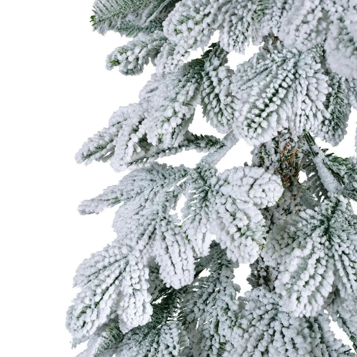 Sapin artificiel de Noël (H180 cm) Sierra Vert enneigé