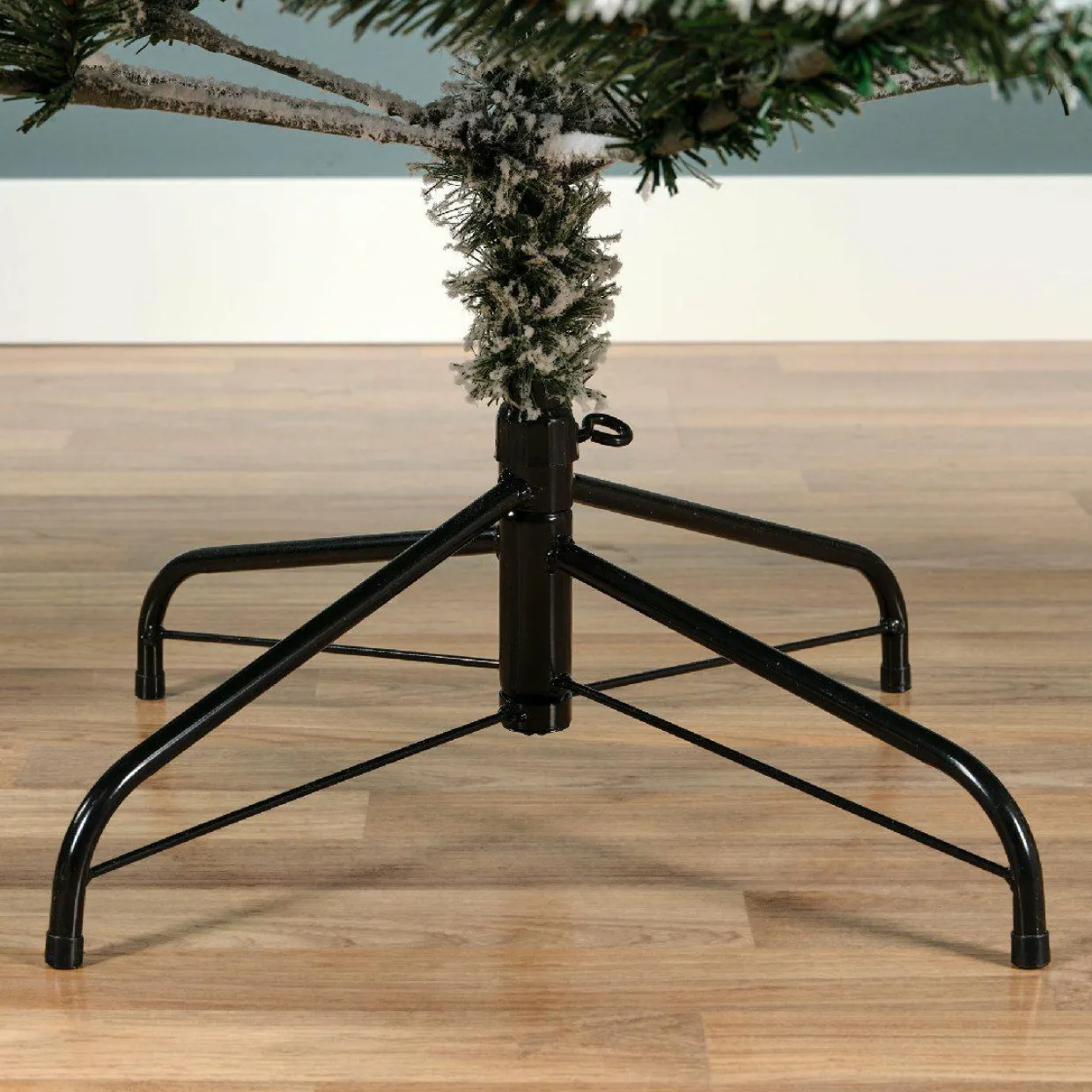 Sapin artificiel de Noël (H150 cm) King Vert enneigé