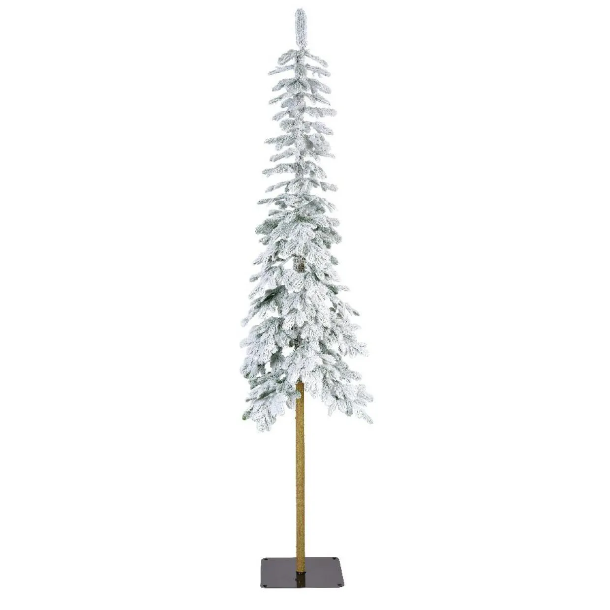 Sapin artificiel de Noël (H210 cm) Sierra Vert enneigé