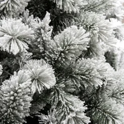 Sapin artificiel de Noël (H240 cm) Edmonton Vert enneigé