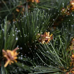 Sapin artificiel de Noël (H210 cm) Stockholm Vert finition perlée