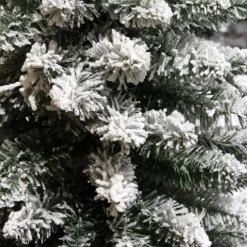 Sapin artificiel de Noël (H120 cm) Narrow Vert enneigé
