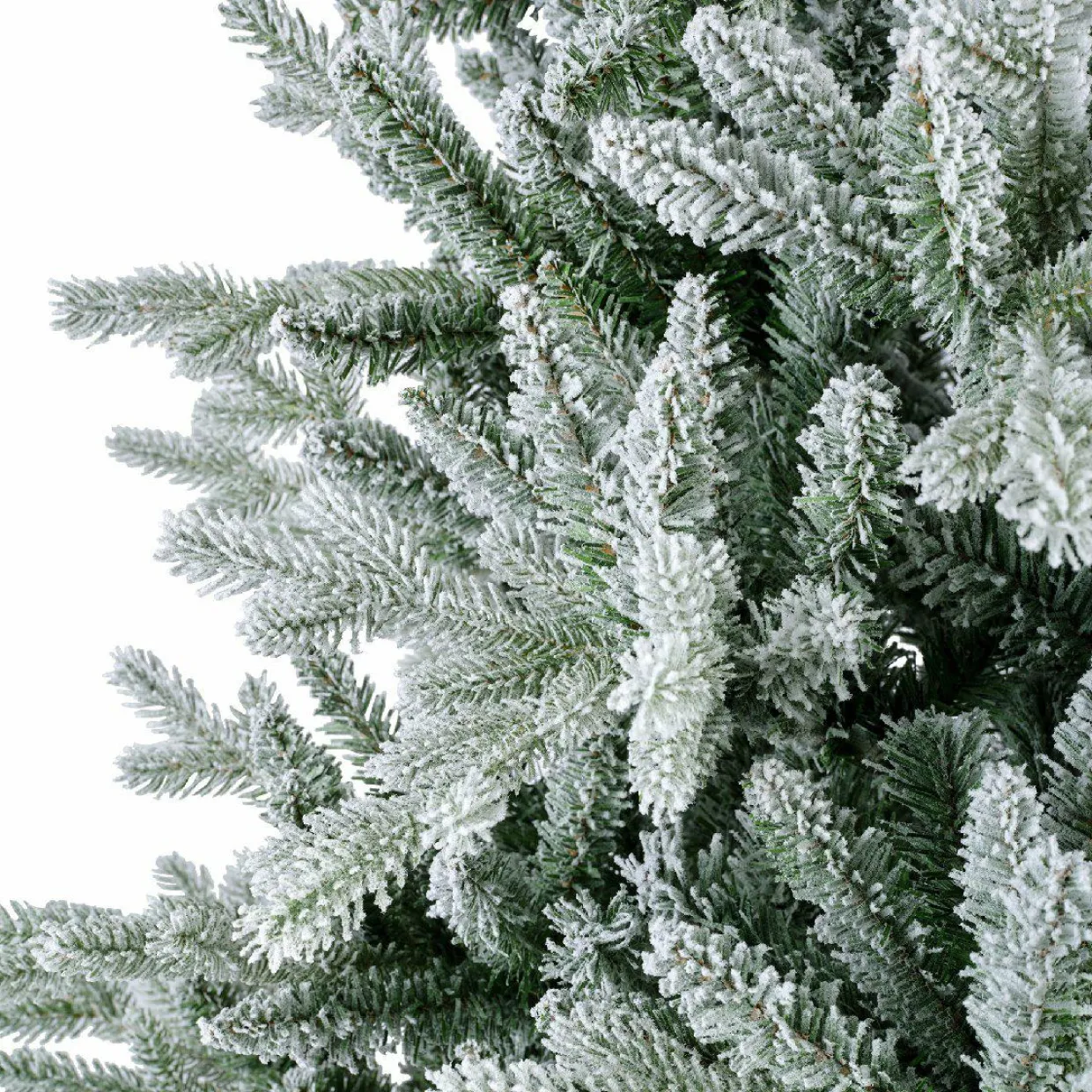 Sapin artificiel de Noël (H240 cm) Allix Vert enneigé
