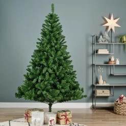 Sapin artificiel de Noël (H180 cm) Naturia Vert sapin