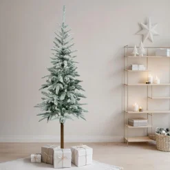 Sapin artificiel de Noël (H240 cm) Glockner Vert enneigé