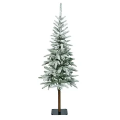 Sapin artificiel de Noël (H210 cm) Glockner Vert enneigé