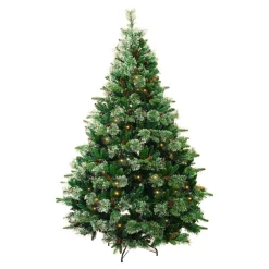 Sapin de Noël artificiel lumineux (H180 cm) Washington Luxe Vert sapin