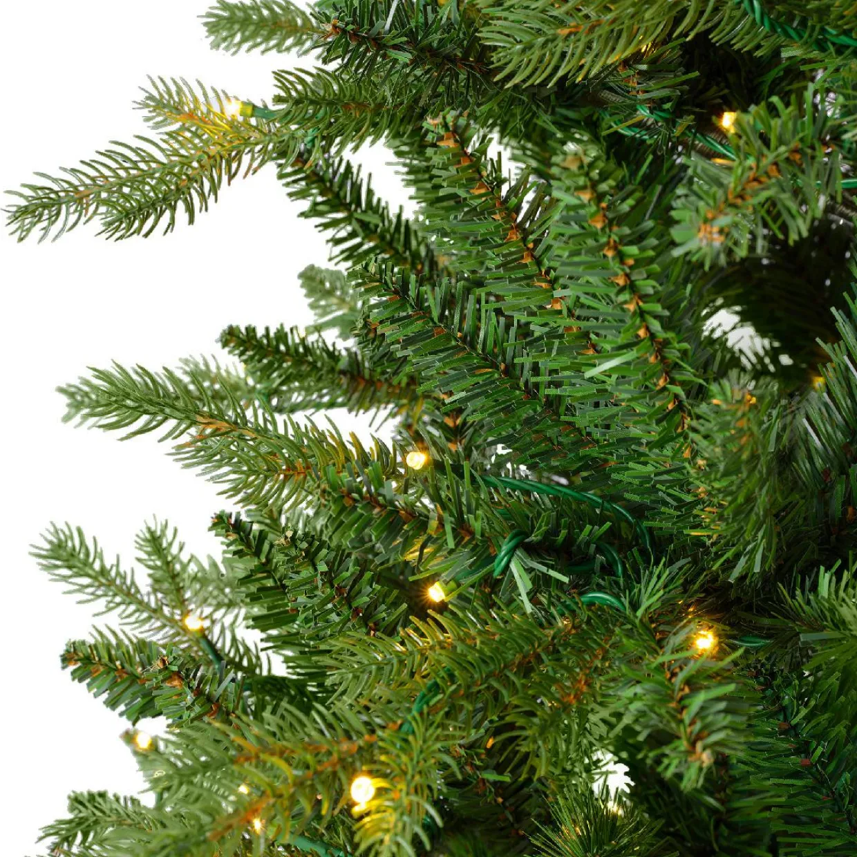 Sapin de Noël artificiel lumineux 740 LED (H270 cm) Allix Vert sapin