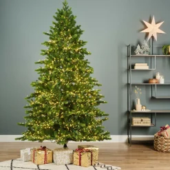 Sapin de Noël artificiel lumineux 5400 LED (H240 cm) Caucasia Nordmann Vert sapin