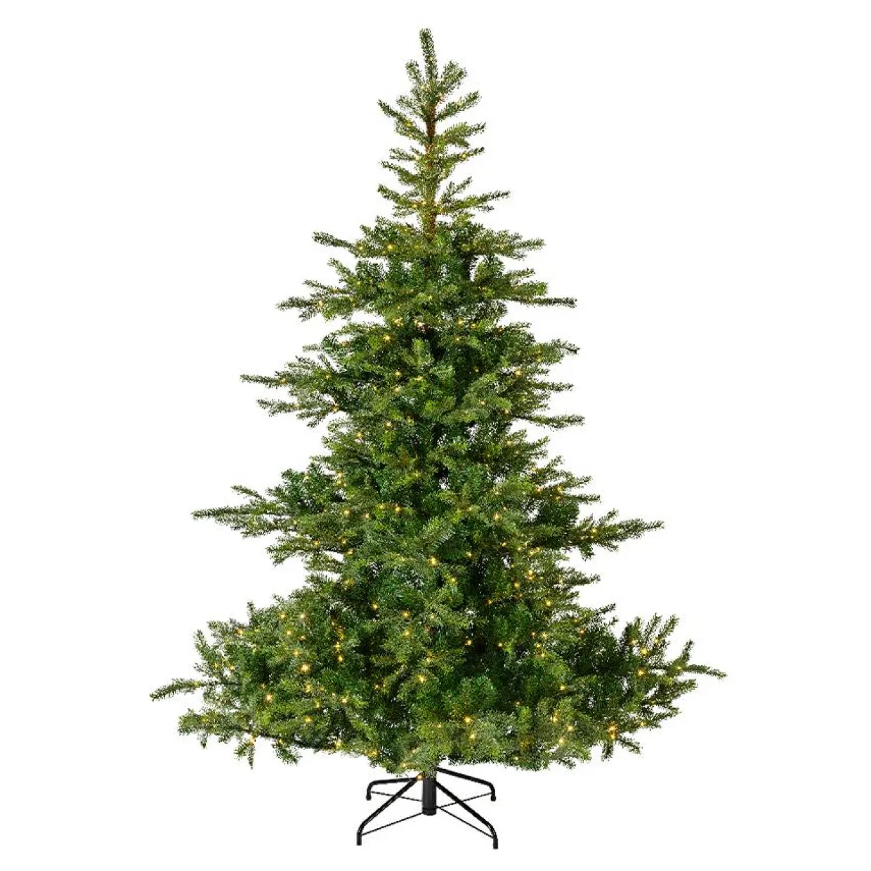 Sapin de Noël artificiel lumineux 800 LED (H270 cm) Glorious Vert sapin