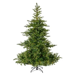 Sapin de Noël artificiel lumineux 400 LED (H180 cm) Glorious Vert sapin