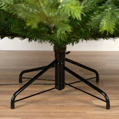 Sapin de Noël artificiel lumineux 400 LED (H180 cm) Glorious Vert sapin