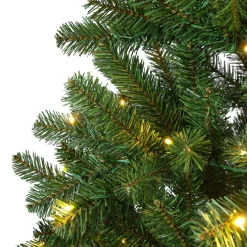 Sapin de Noël artificiel lumineux 320 LED (H210 cm) King Vert sapin