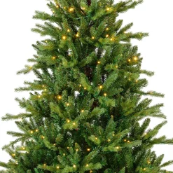 Sapin de Noël artificiel lumineux 320 LED (H180 cm) Allix Vert sapin