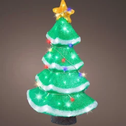 Sapin lumineux 120 LED (H56 cm) Étoile scintillante Blanc froid