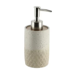 Set d'accessoires salle de bain gravé Casablanca Naturel