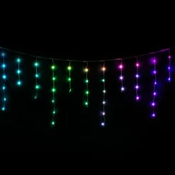 Stalactite lumineuse Digitale L3 m 85 LED Multicolore