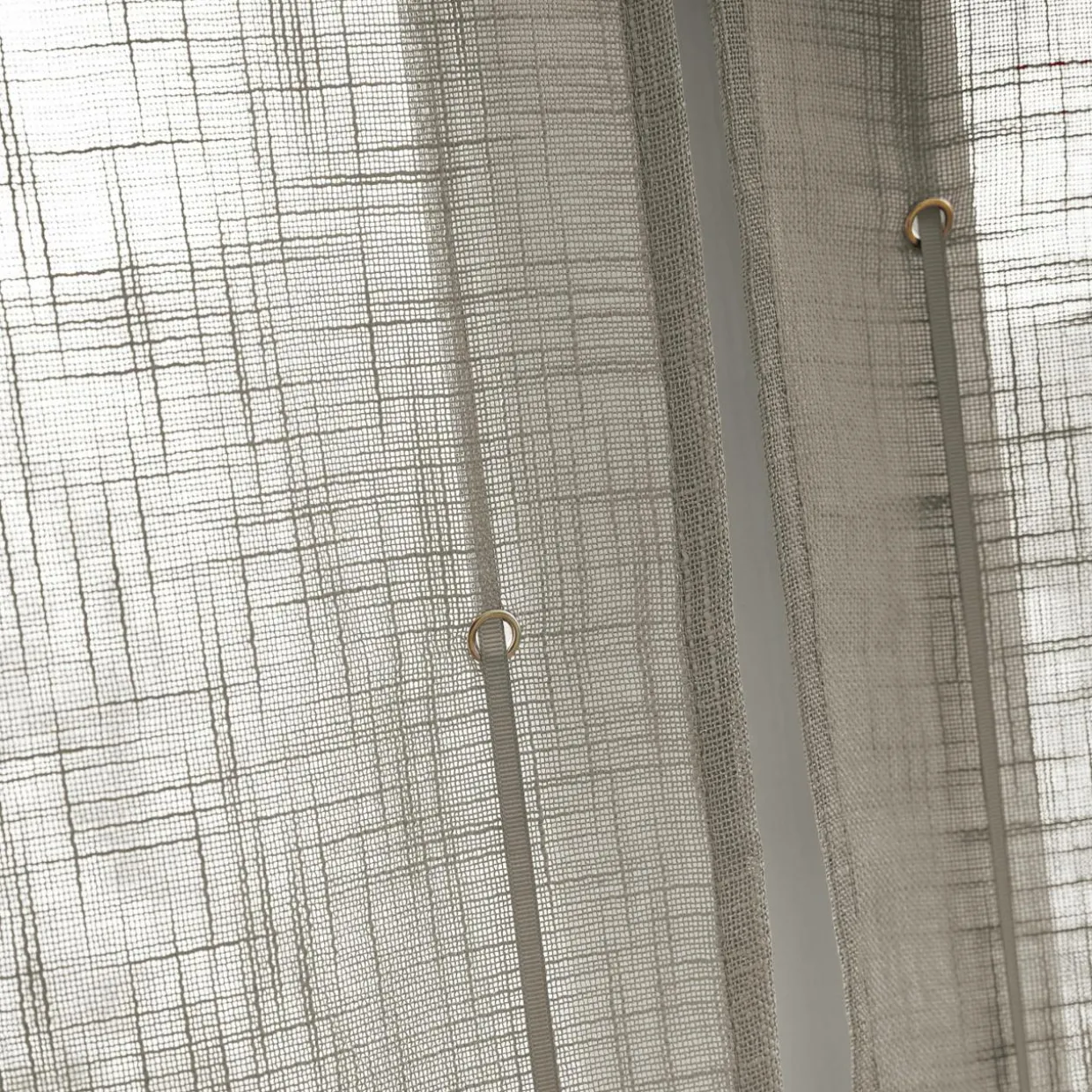 Store bateau passe-tringle (60 x 180 cm) Robin Taupe